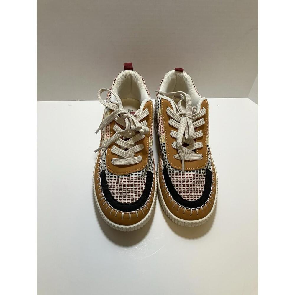 LA SHEELAH CROCHETED PATCHWORK MULTICOLOR FASHION… - image 1